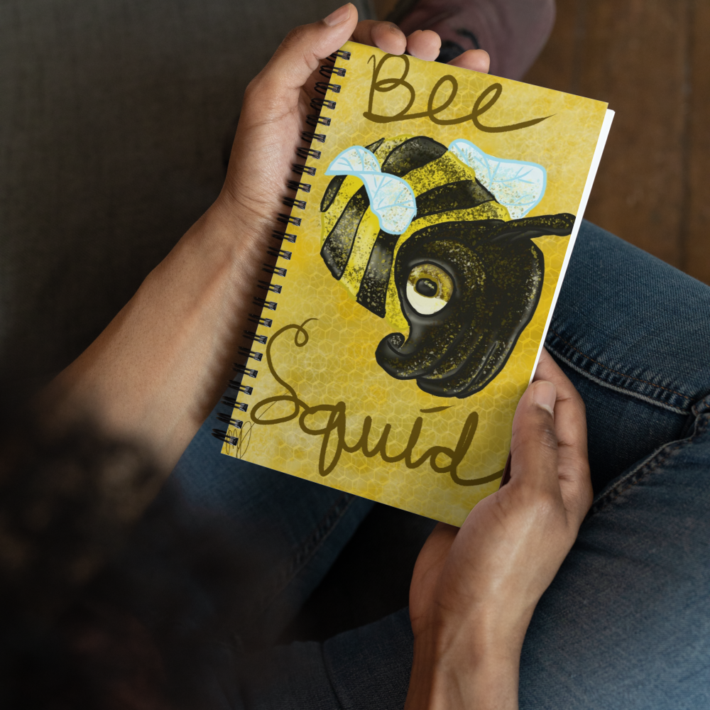 Bee Squid Spiral notebook