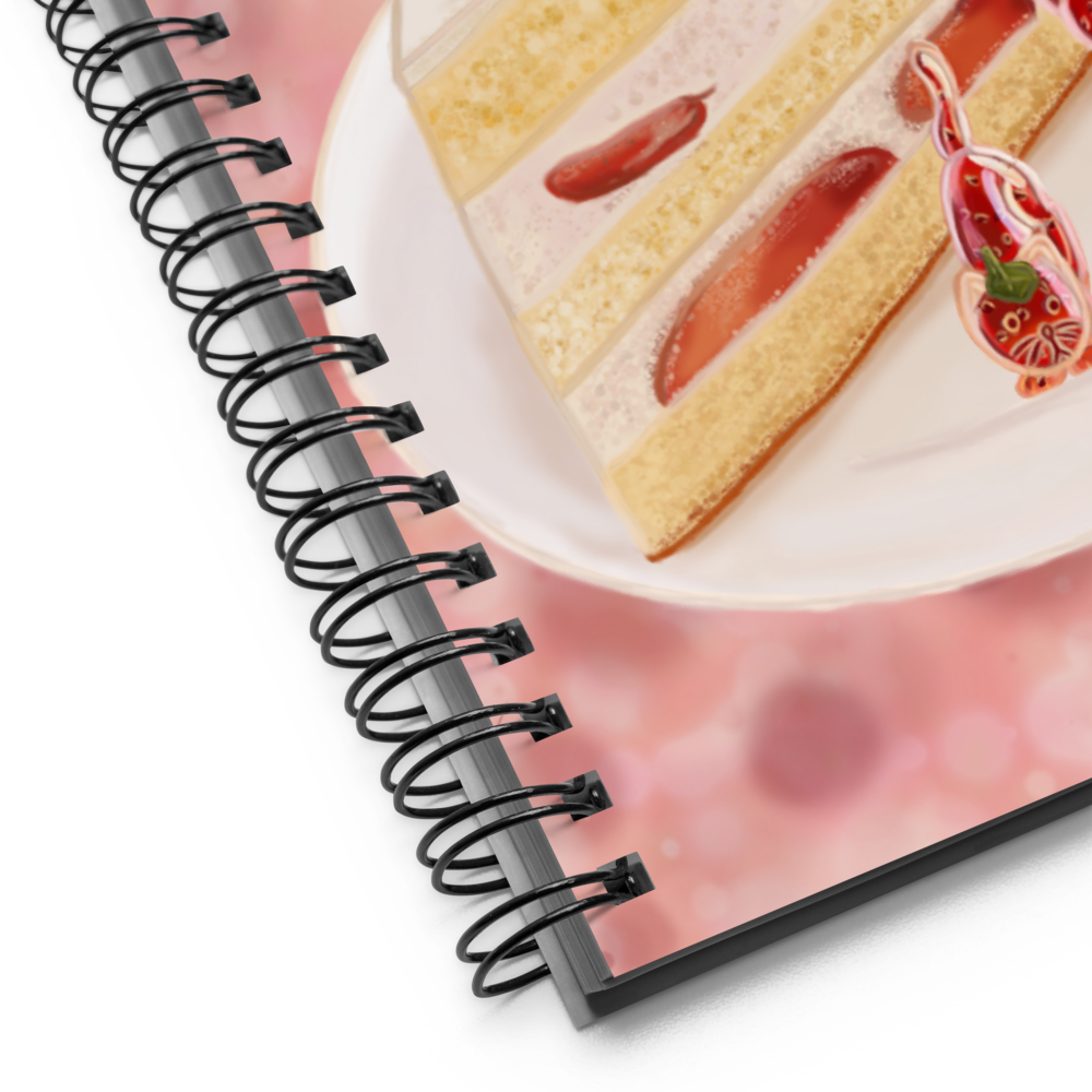 Strawberry Shortcake Cat Spiral notebook