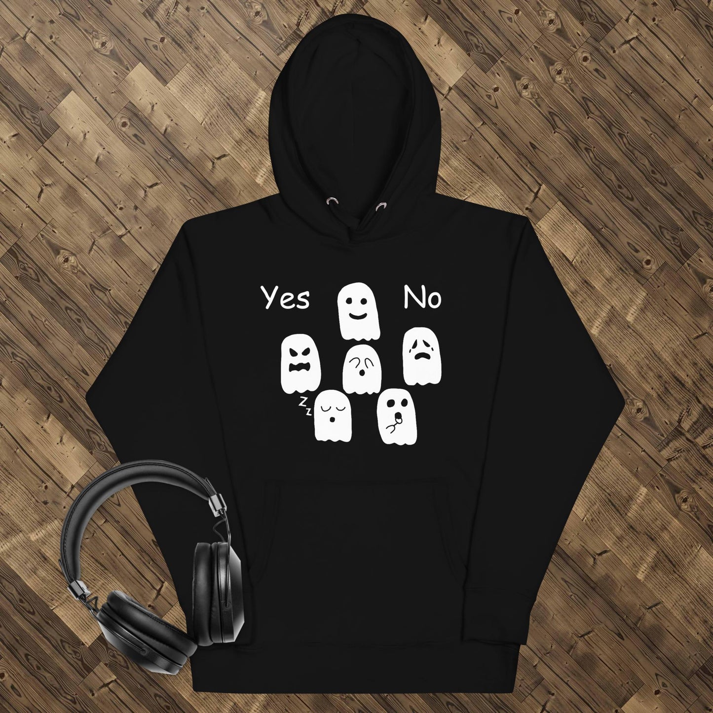 Non Verbal Communication Hoodie Ghost